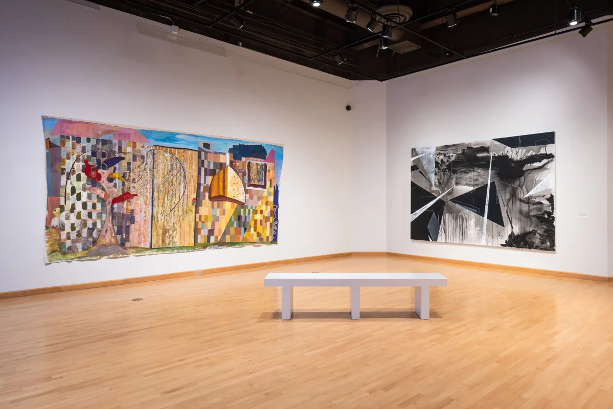 Image: Deborah Roberts in 'Plumb Line: Charles White and the Contemporary'