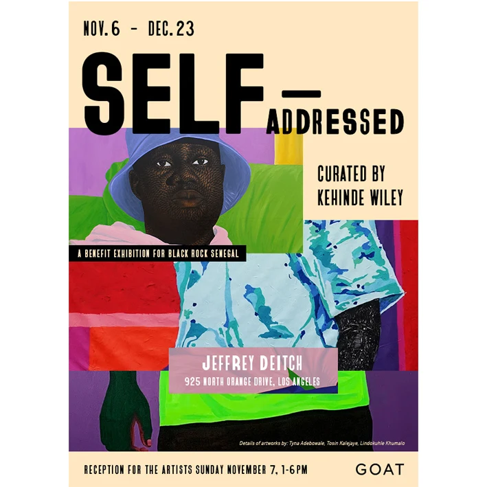 Image: Kehinde Wiley curates 'Self-Addressed'