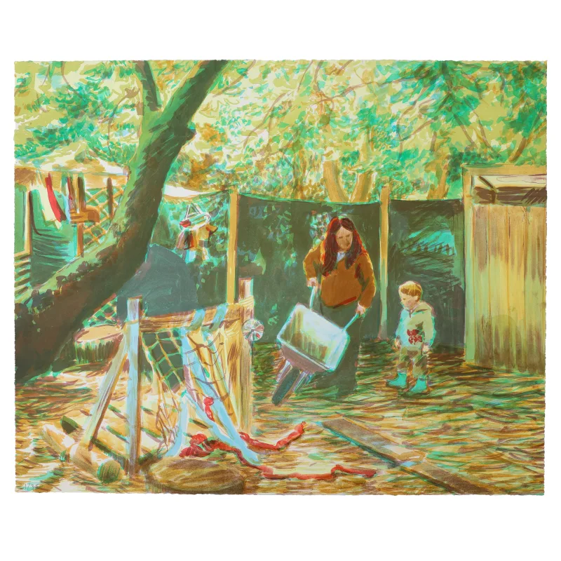 Caroline Walker キャロラインウォーカー リトグラフ 版画 25部 Caroline Walker キャロラインウォーカー リトグラフ 版画 25部