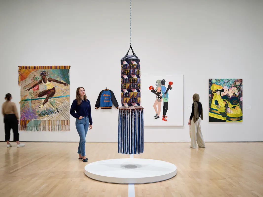Image: Yinka Shonibare CBE RA and Deborah Roberts feature in 'Get in the Game: Sports, Art, Culture'