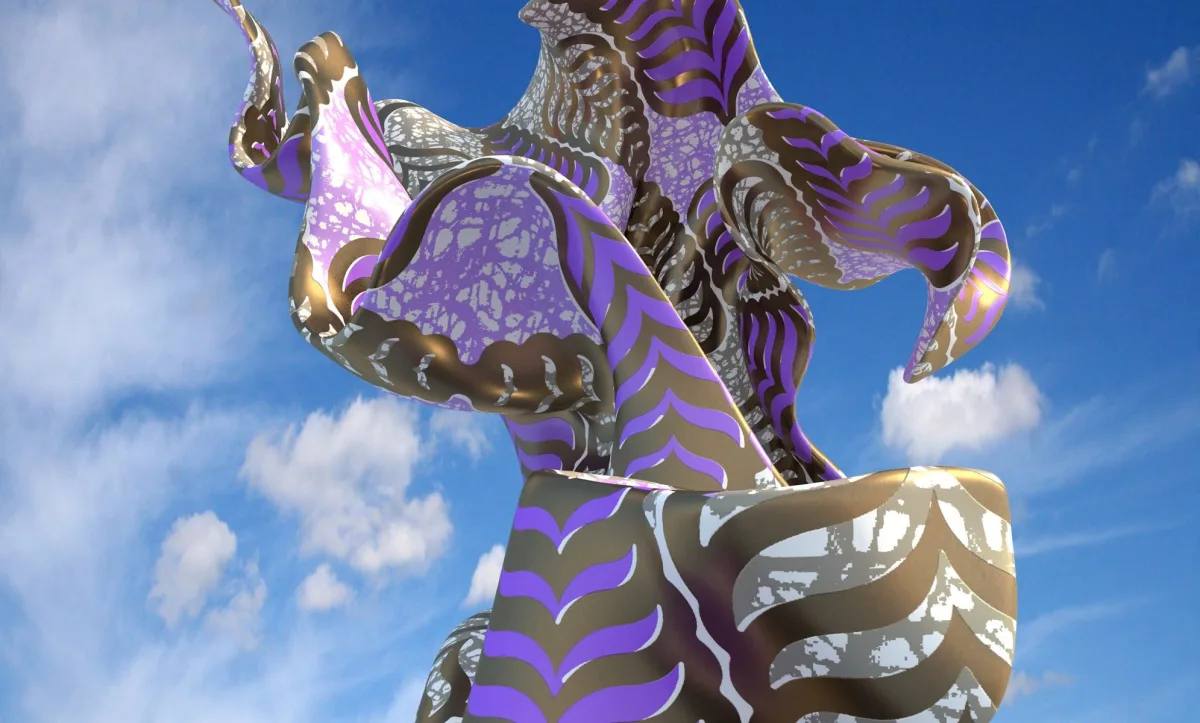 Image: Yinka Shonibare CBE RA: 'Wind Sculpture in Bronze I'