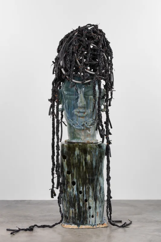 Image: Leilah Babirye in conversation at Fire Island Artist Residency