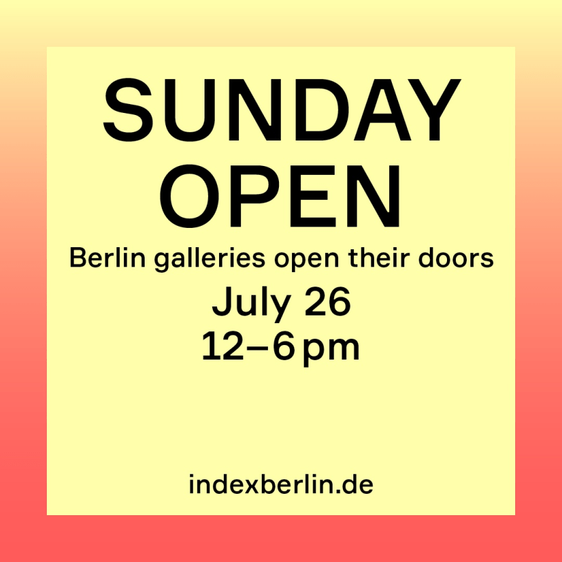 SUNDAY OPEN Sunday July 26, 2020