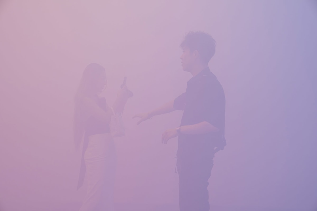 Teaser trailer: Ann Veronica Janssens, pinkyellowblue M WOODS Museum, Beijing 2023