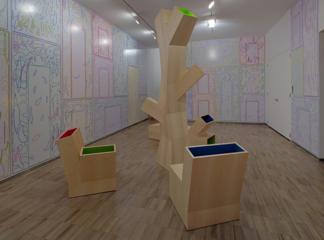 A Rebours, Peter Halley Invites Matali Crasset, Galerie Thaddaeus Ropac Paris Marais, 2007