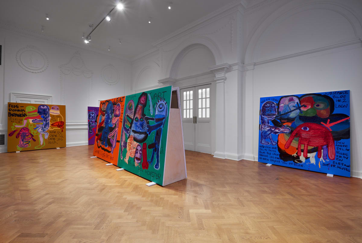 Bjarne Melgaard Bodyparty (Substance Paintings)