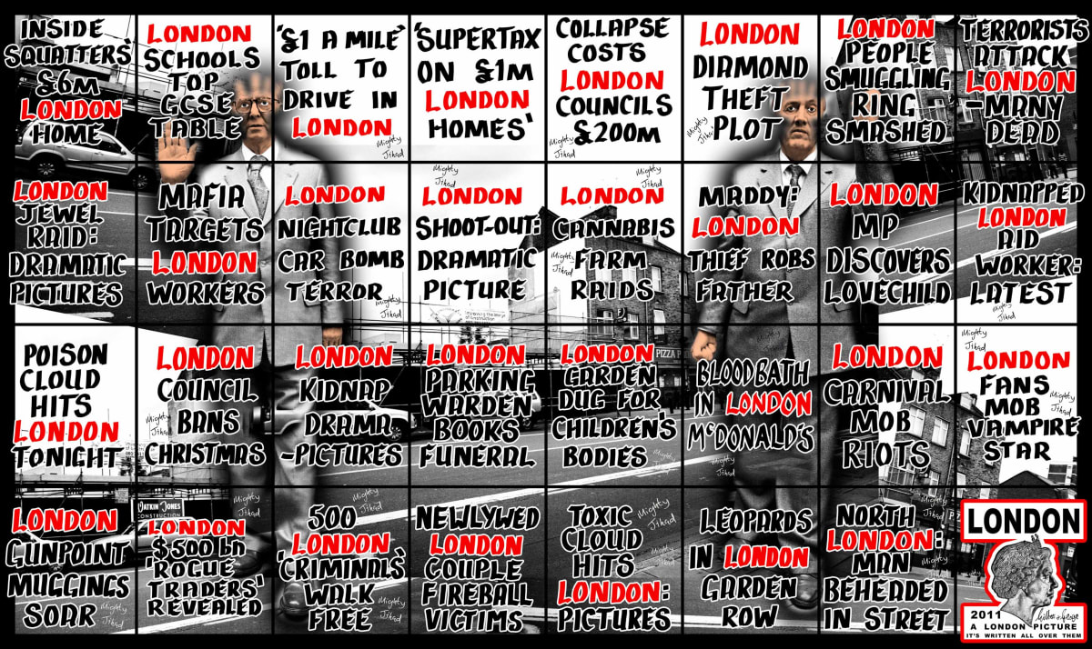 Gilbert & George 'LONDON PICTURES' Exhibition at The Gilbert & George Centre