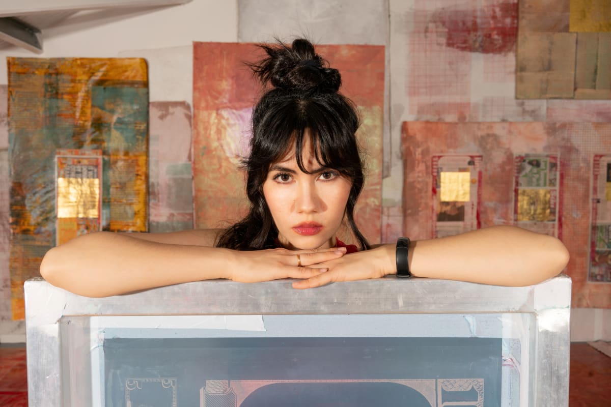 British-Malaysian artist Mandy El-Sayegh Artist interview