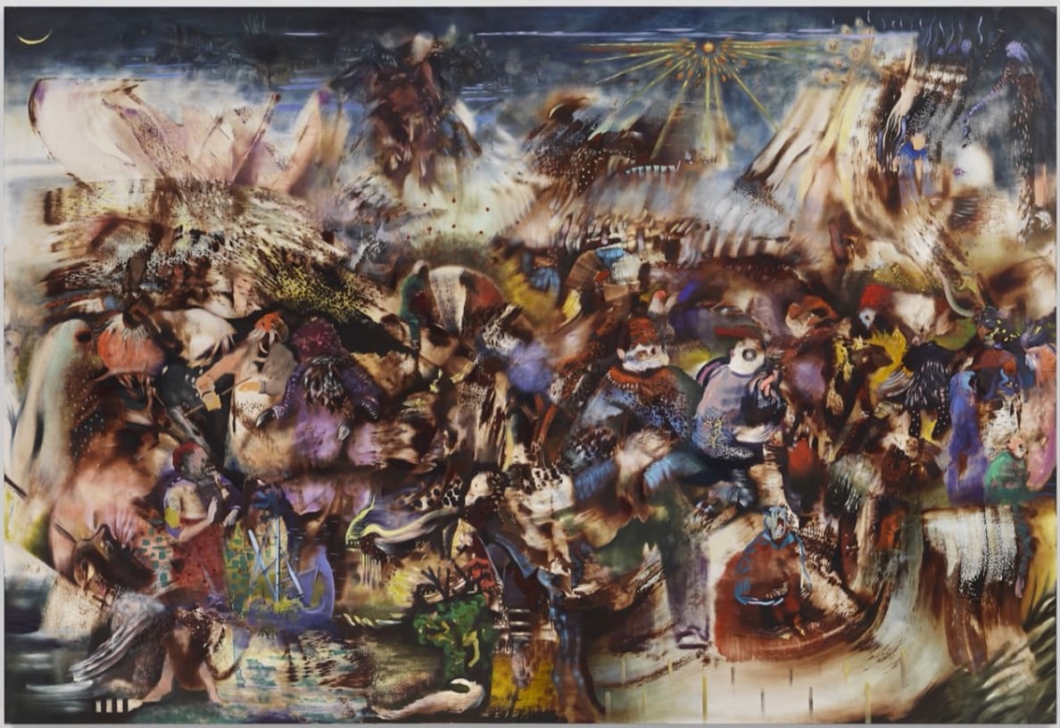 Ali Banisadr Preview of his exhibition 'Return to Mother' in Paris