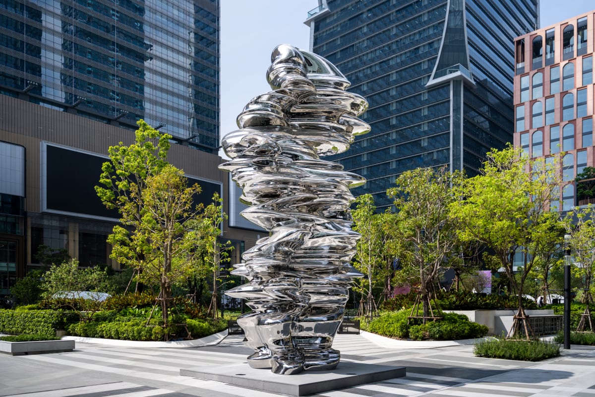 One Bangkok unveils permanent public sculpture by Tony Cragg