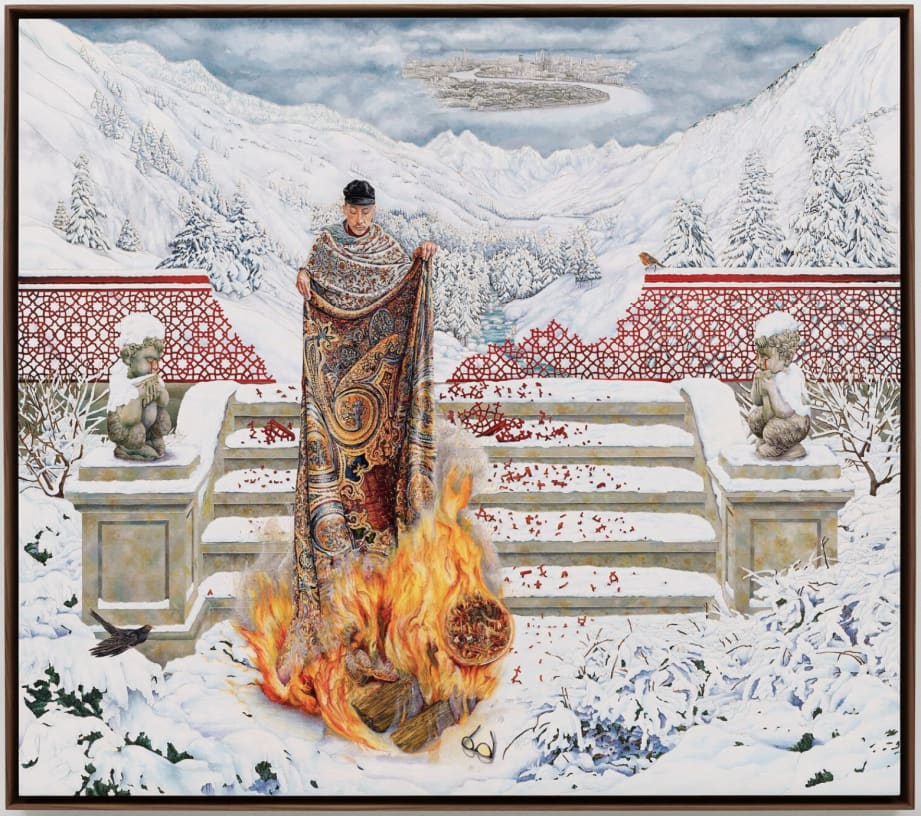 Museum acquisition: National Portrait Gallery Raqib Shaw's The Final Submission in Fire on Ice (2021–22) joins the collection