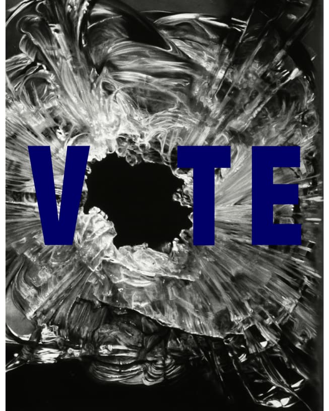 Robert Longo's Political Poster In W Magazine: Moment of Truth