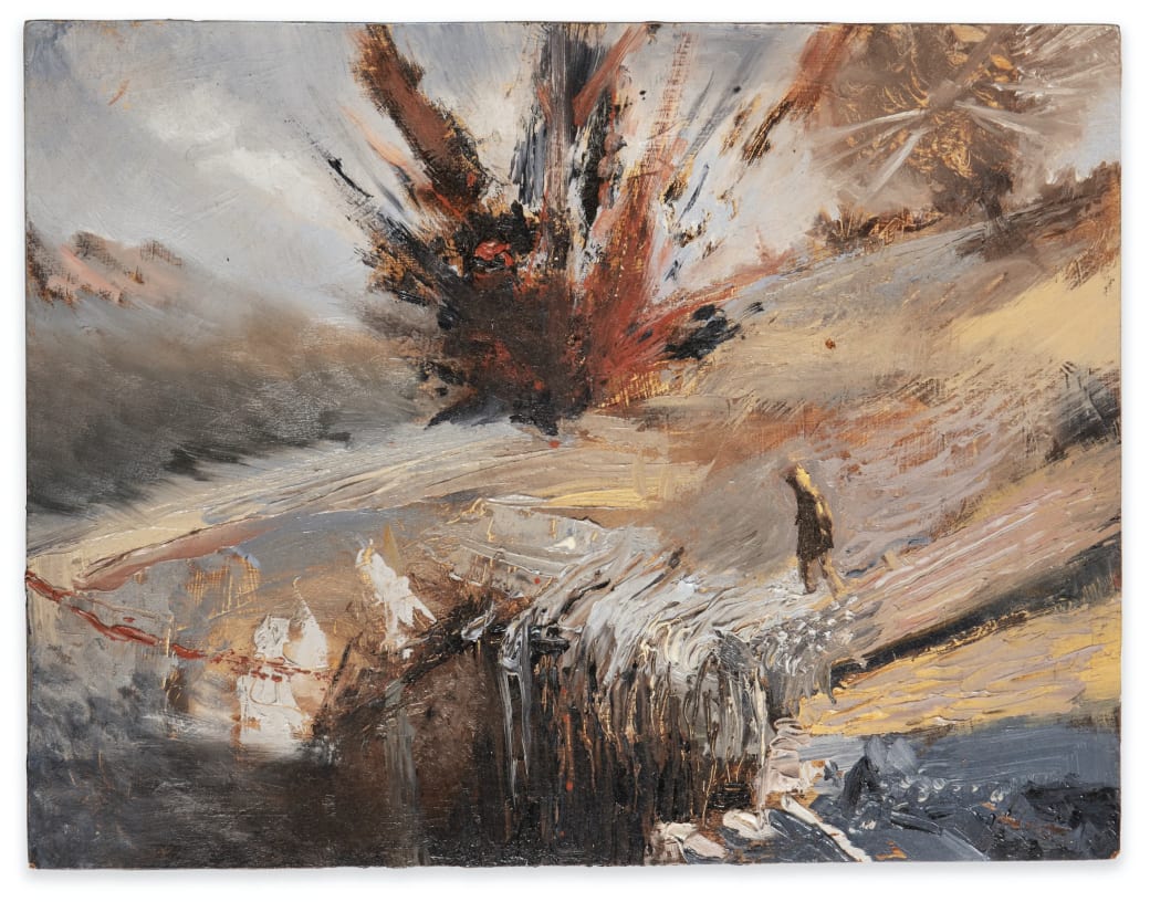 Ali Banisadr Paints a World in Calamity Images relentless in their toiling motion suggest a world where bedlam is the...