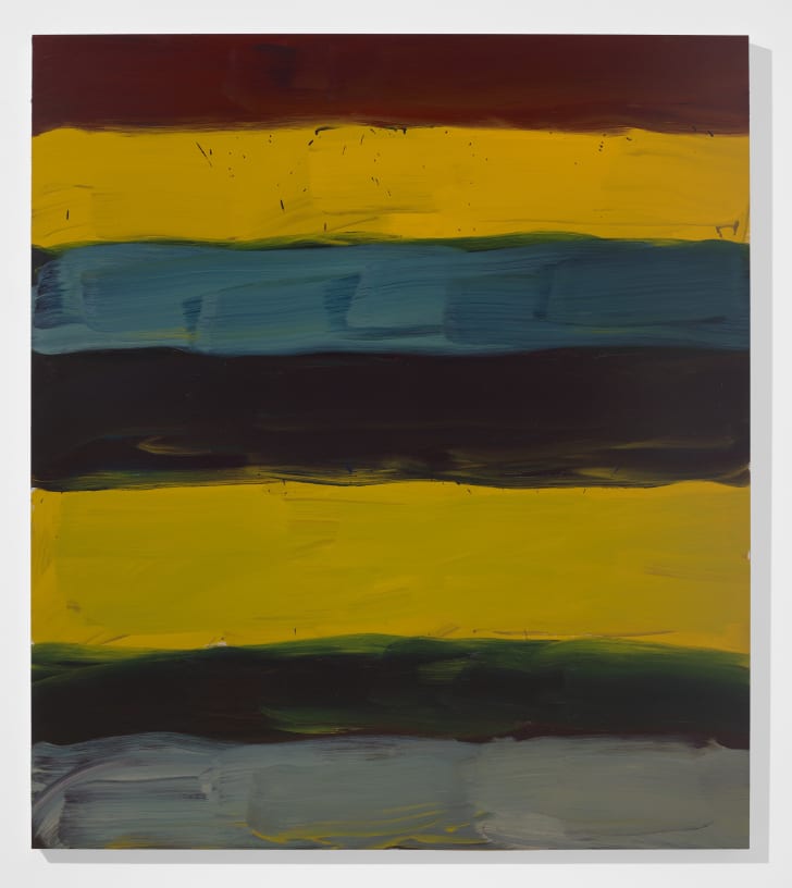 Sean Scully and curator Keely Orgeman in conversation at the Yale University Art Gallery