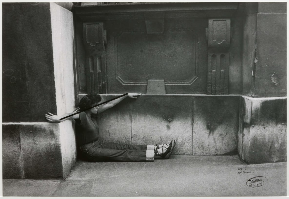 VALIE EXPORT and Lawrence Weiner in La Morsure des Termites