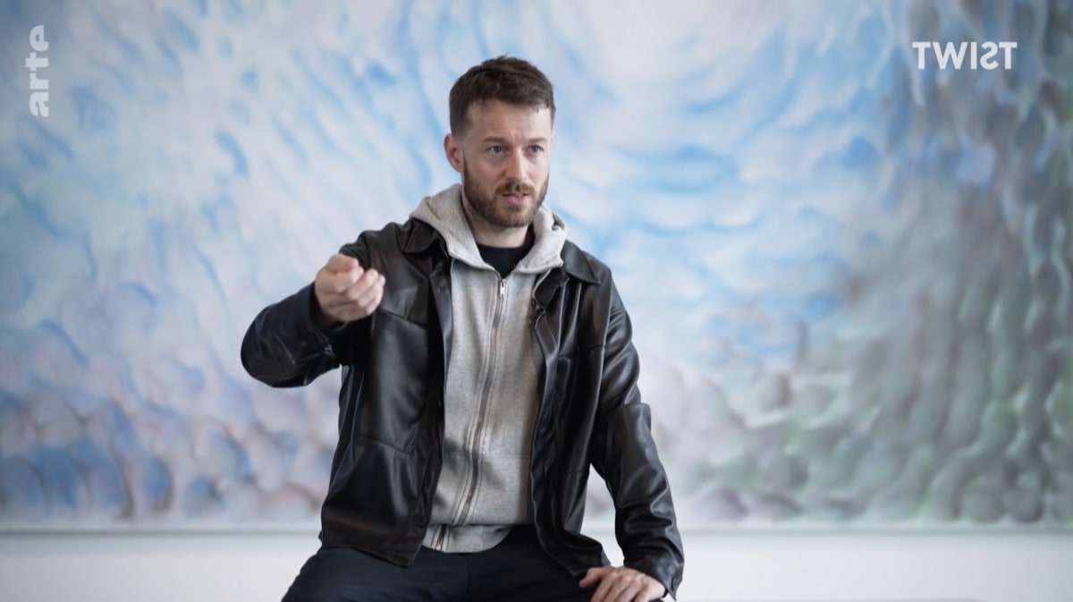 Oliver Beer discusses his 'Resonance Paintings' on ARTE On the latest episode of Twist