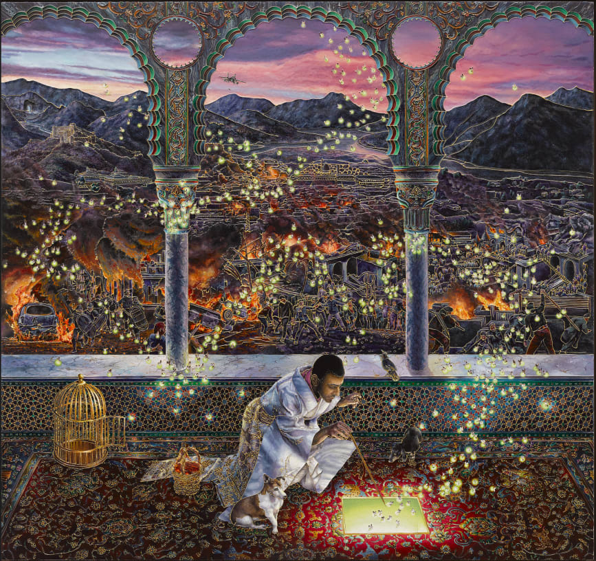 Raqib Shaw: Ballads of East and West Solo exhibition at Huntington Art Gallery