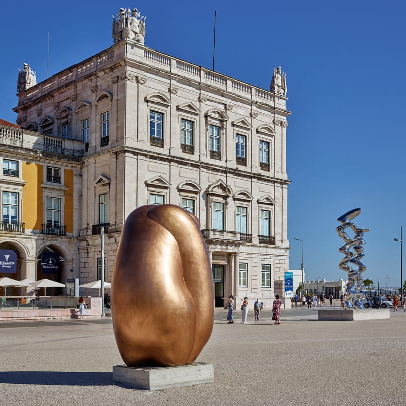 Rare Earth Tony Cragg solo exhibition at Museu Nacional de Arte Contemporânea in Lisbon, Portugal