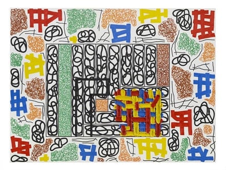 Jonathan Lasker with Phong Bui
