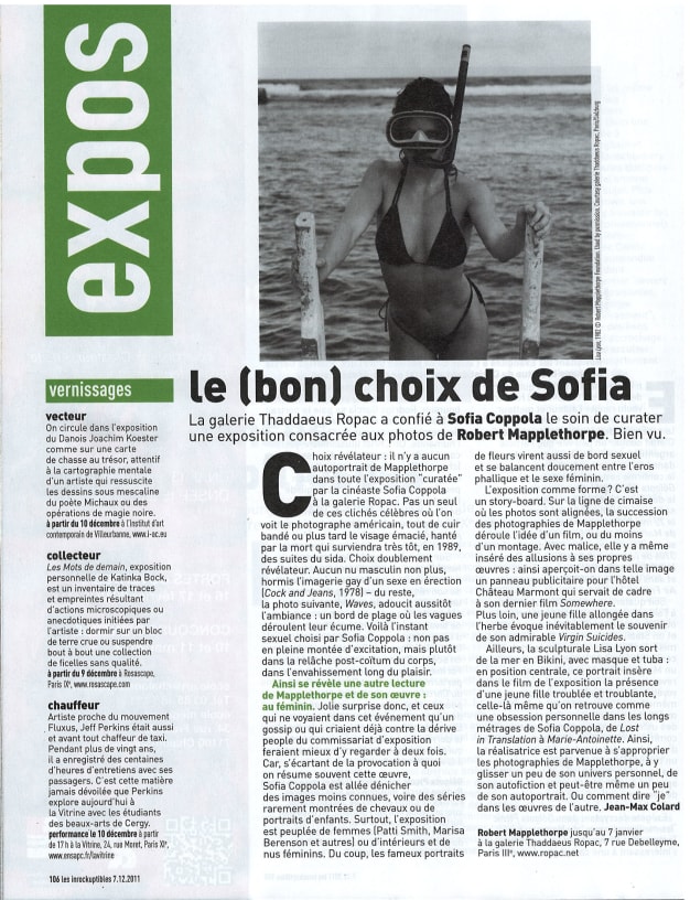 Le (bon) choix de Sofia