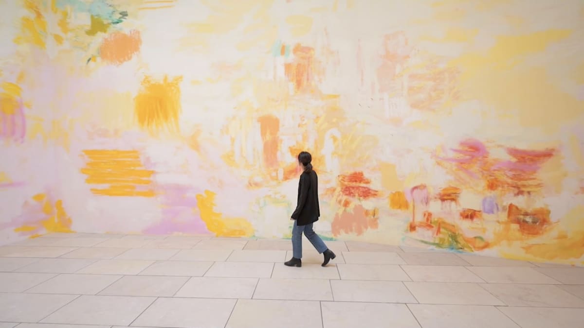 Megan Rooney at Fondation Louis Vuitton La Couleur en Fugue