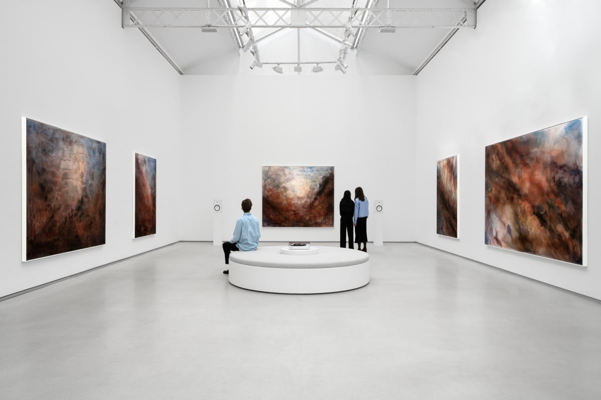 Oliver Beer Resonance Paintings: The Cave