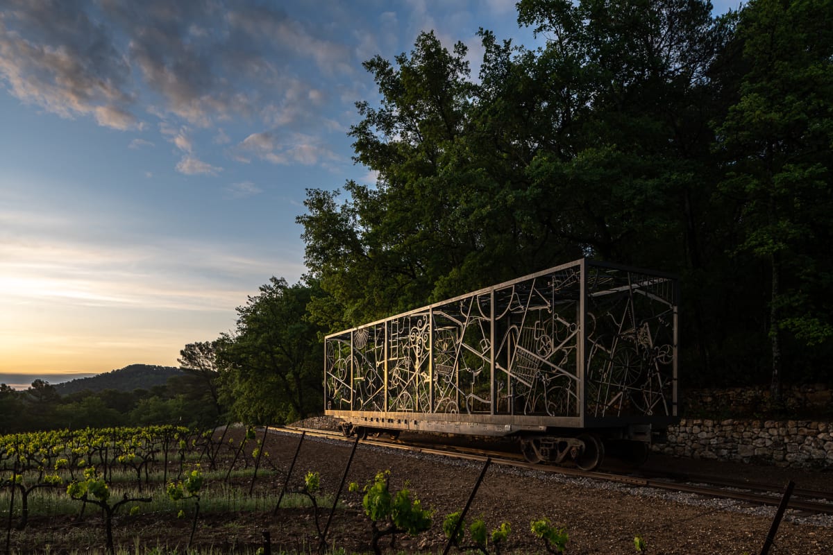 Bob Dylan: Rail Car at Château La Coste, France