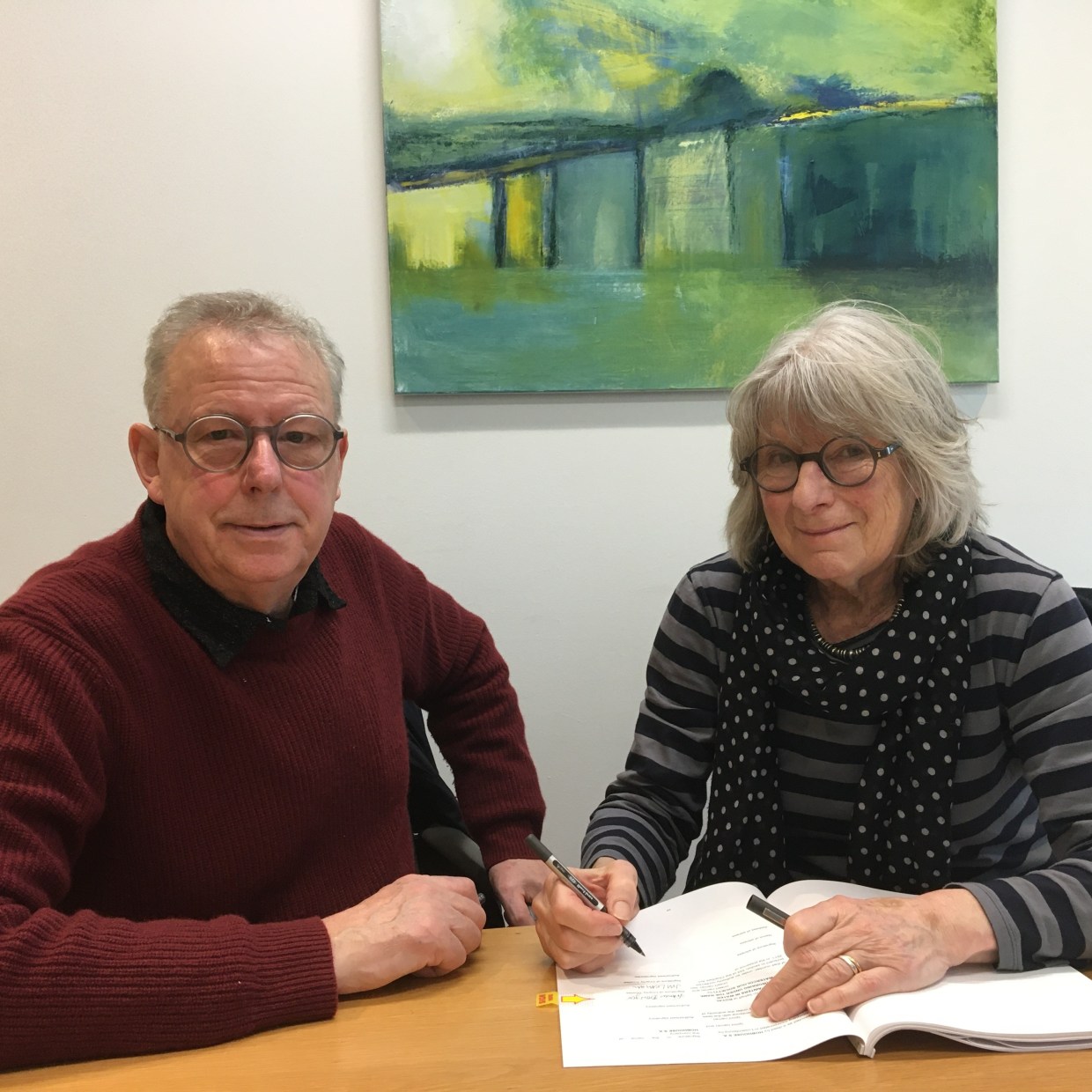 2020 On 13th February Jill Leman PRWS and Francis Bowyer PPRWS signed a 250 year lease on the gallery spaces...