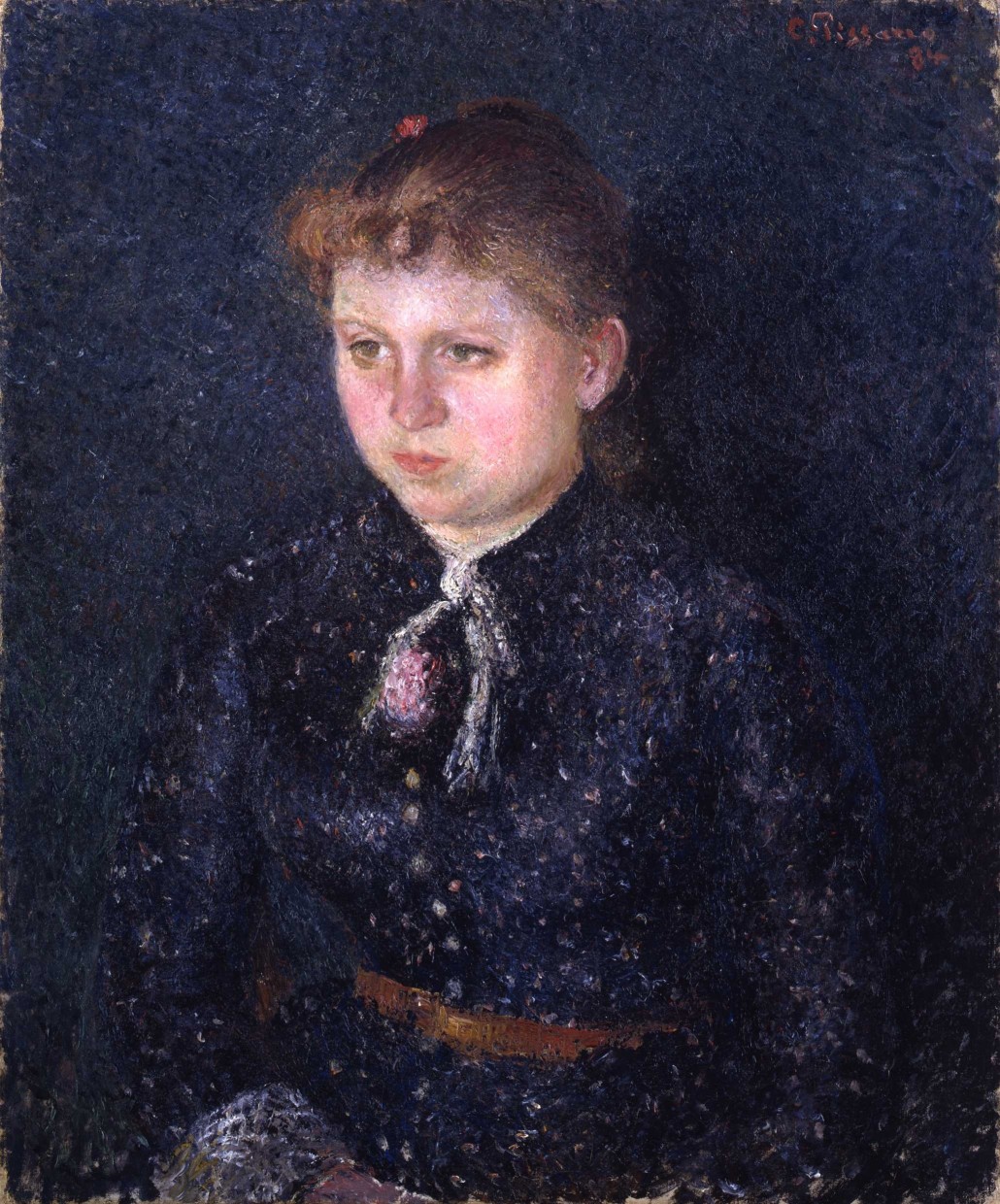 Camille Pissarro, 'Portrait Du Nini' 1884