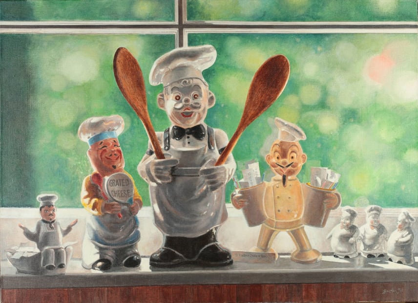 Chefs II, from the Kitchen Windowsill Series, 1997