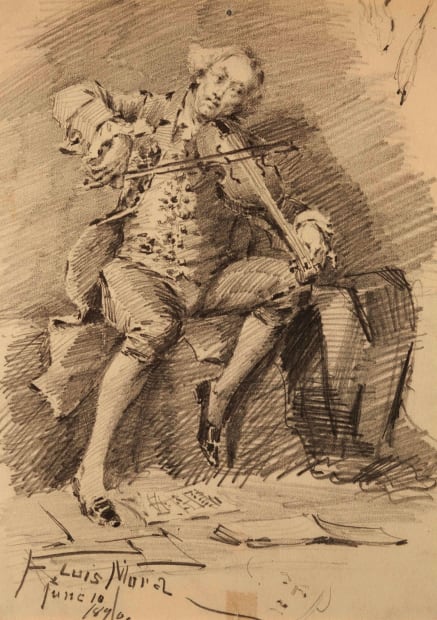 Untitled (Violinist), 1890