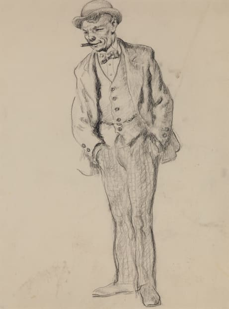 Man with Hat and Cigar