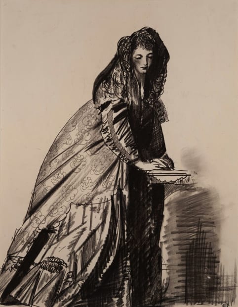 Untitled (Young Woman with Hooded Cape)