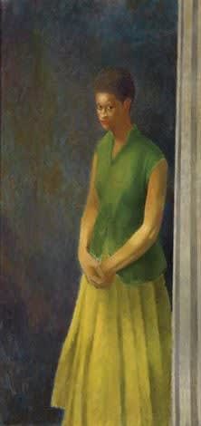 Young Woman (Unfinished painting #6), 1965/66