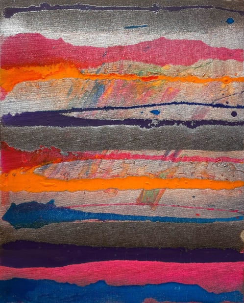untitled (mulitcolor stripes), 1973