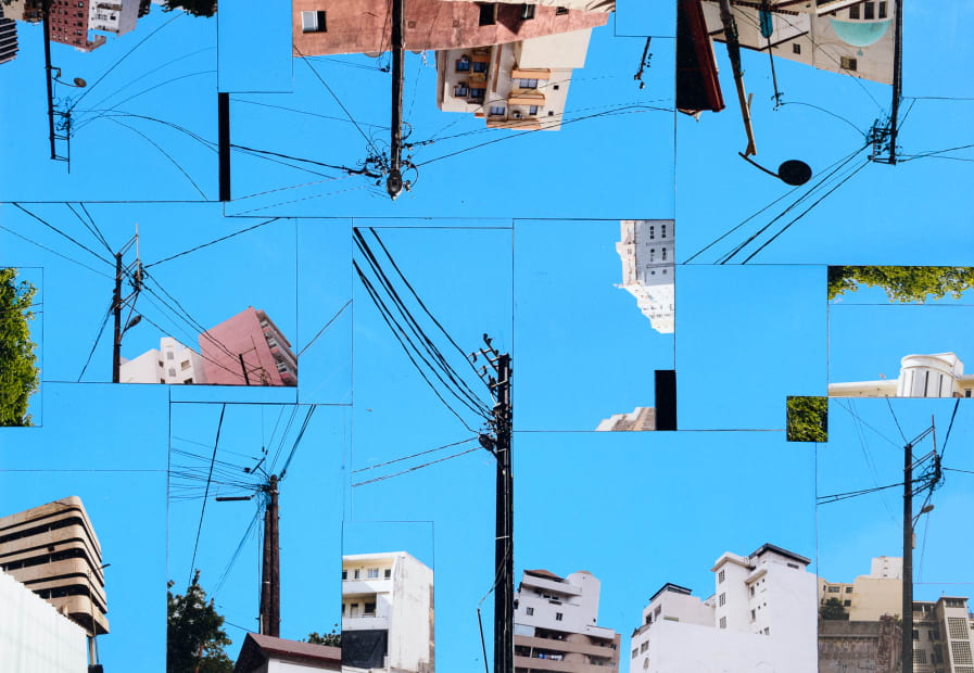 Vincent Michéa, Composition, Etude pour Un grand ciel bleu #3, 2022