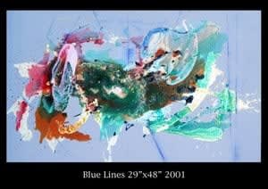 Blue Lines 2, 2001