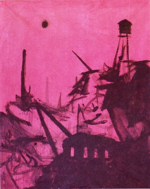 Watertower, 1993, 77 x 64