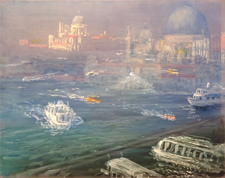 Venice, Misty Mornings, Outside Over Inside, 2023