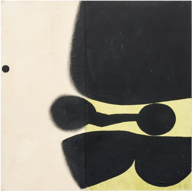 Victor Pasmore, Black, White and Green, 1977