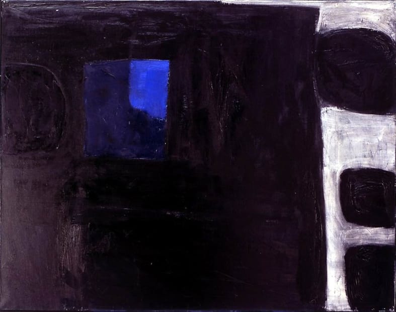 William Scott, Composition on Blue, 1960