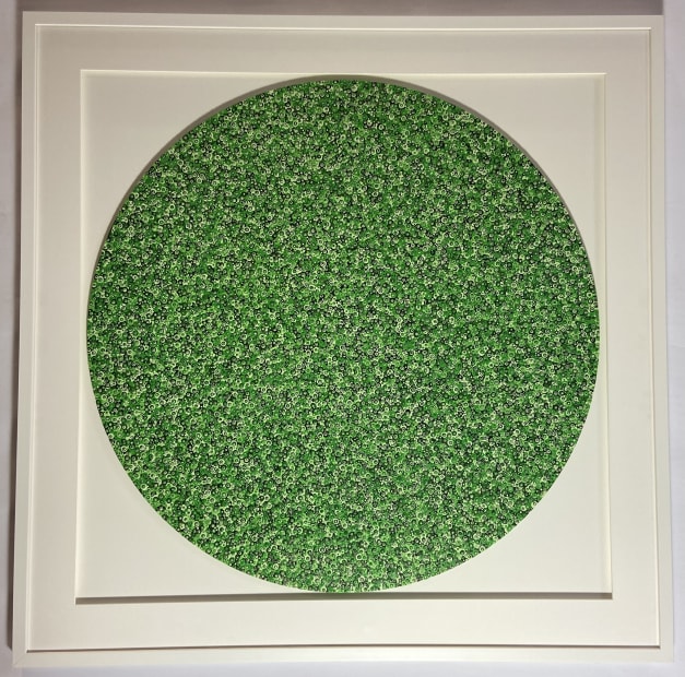 Noj Barker, Triptych Green, 2021