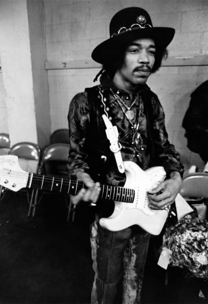 Ulvis Alberts, Jimi Hendrix. Before the concert in Seattle, 1968, 1996