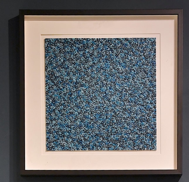 Noj Barker, Prussian Blue Square, 2020