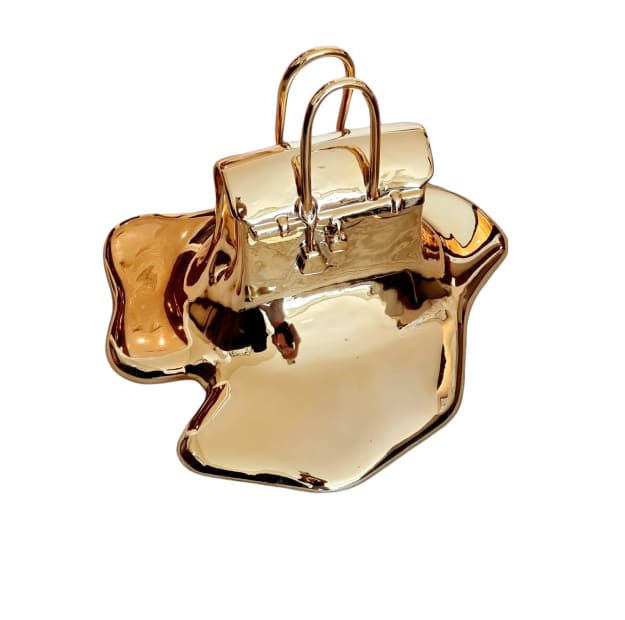 Debbie Wingham, Drip Handbag - Hermes (Gold), 2020