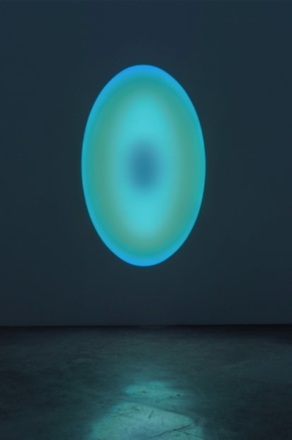 James Turrell LED light, etched glass and shallow space