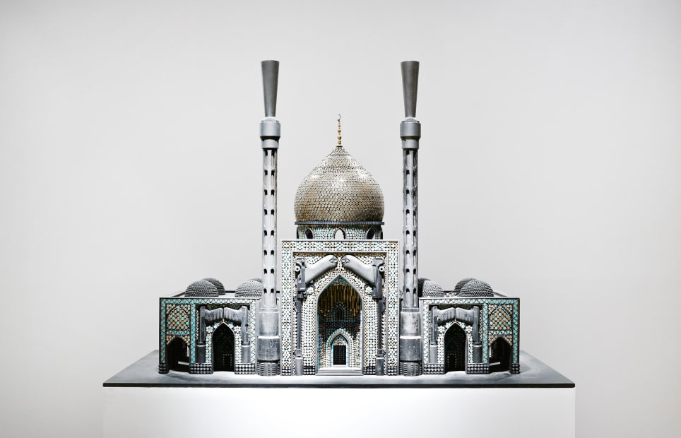 Al Farrow, 'Bombed Mosque', 2010 Guns, gun parts, bullets, steel, 103.51 cm x 142.37 x 88.34 cm