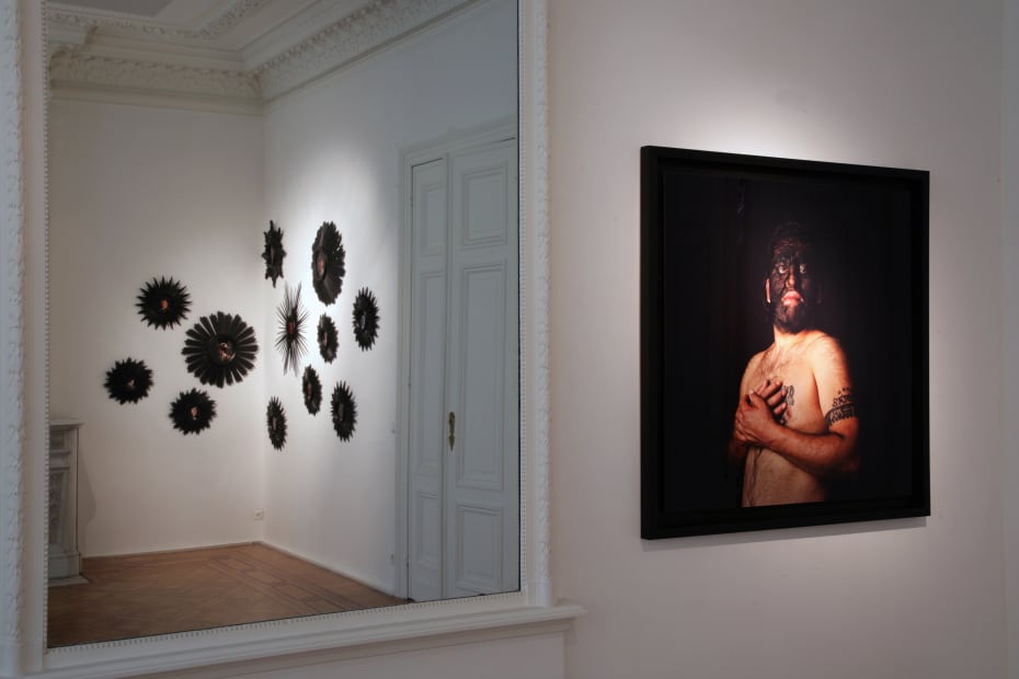 installation view at Aeroplastics, Rue Blanche, 2007