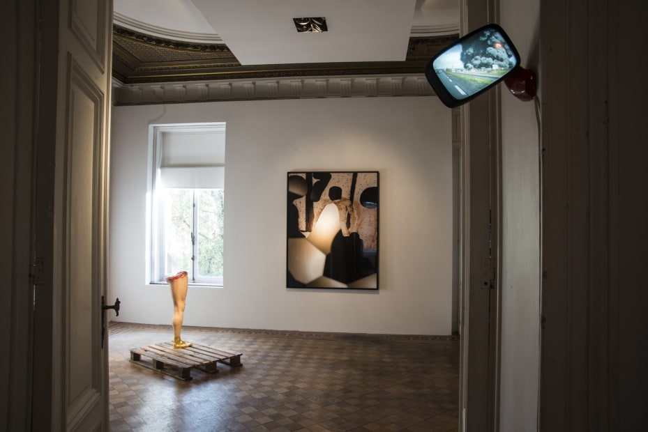 ''Dark Ages'' / exhibition view at Aeroplastics, Rue Blanche Str. / 2015-2016.