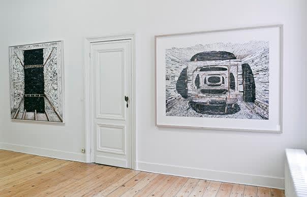 'Hoodoo Eternity': exhibition view / Aeroplastics @ Rue Blanche Str., 2012 / works by Marjan TEEUWEN